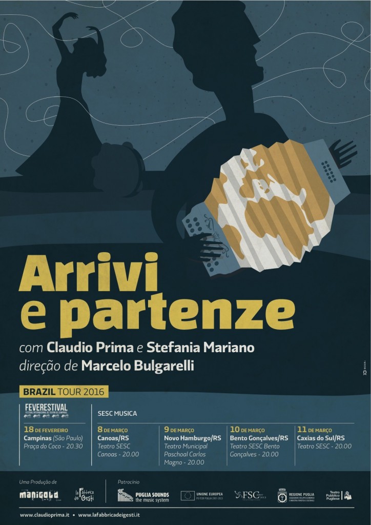 Cartaz Arrivi e Partenze